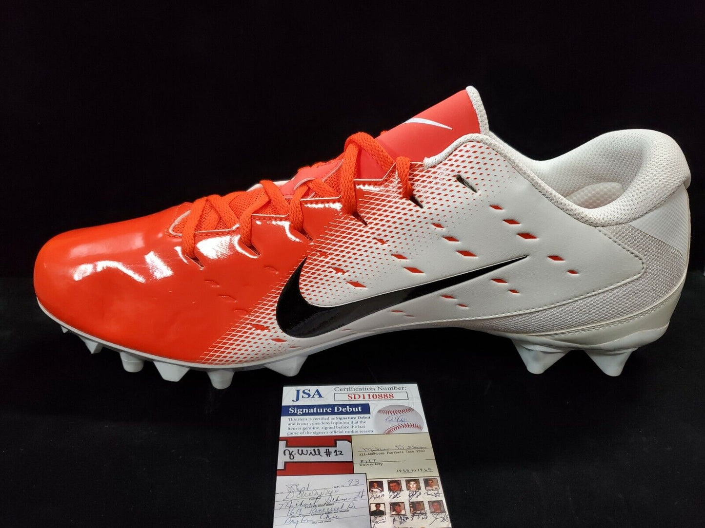 MVP Authentics Clemson Tigers Amari Rodgers Autographed Signed Cleat Jsa Coa 144 sports jersey framing , jersey framing