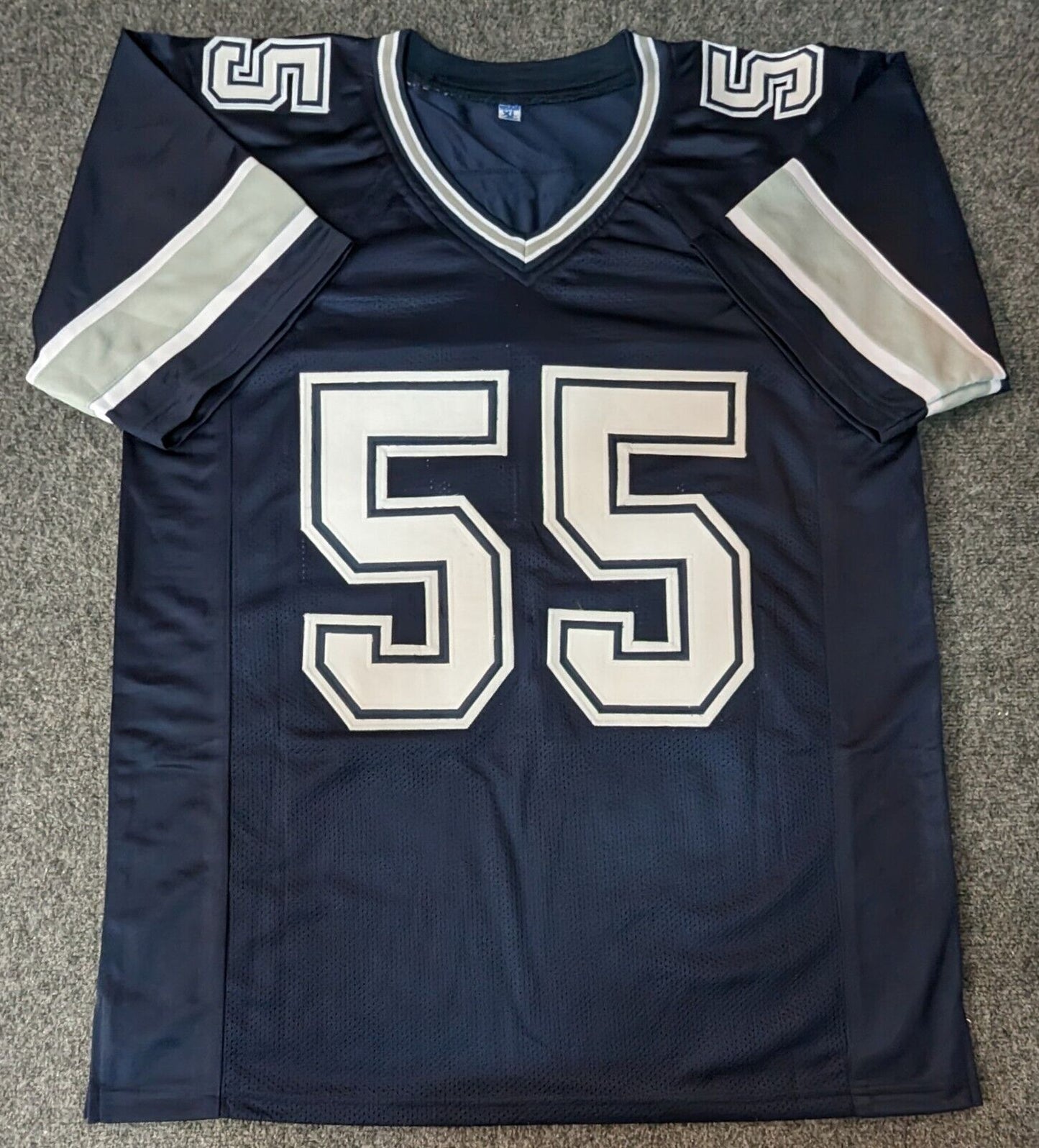 MVP Authentics Dallas Cowboys Zach Thomas Autographed Signed Jersey Jsa Coa 179.10 sports jersey framing , jersey framing