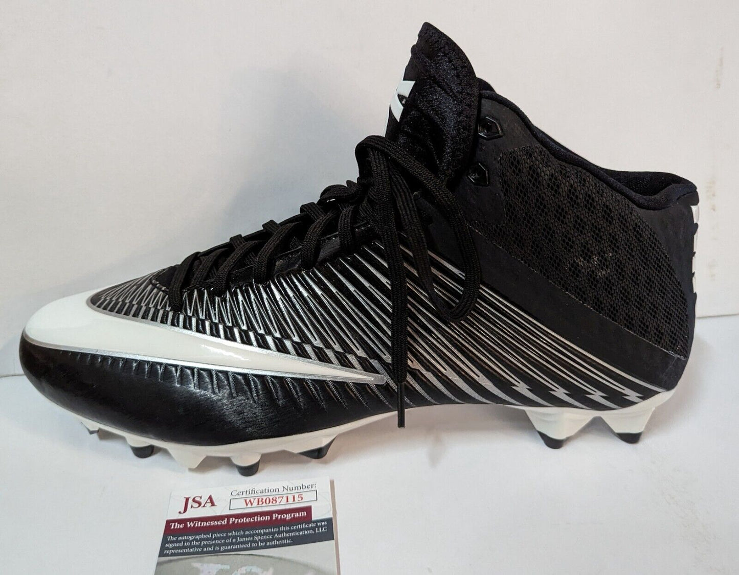 MVP Authentics Carolina Panthers Brian Burns Signed Cleat Jsa Coa 135 sports jersey framing , jersey framing