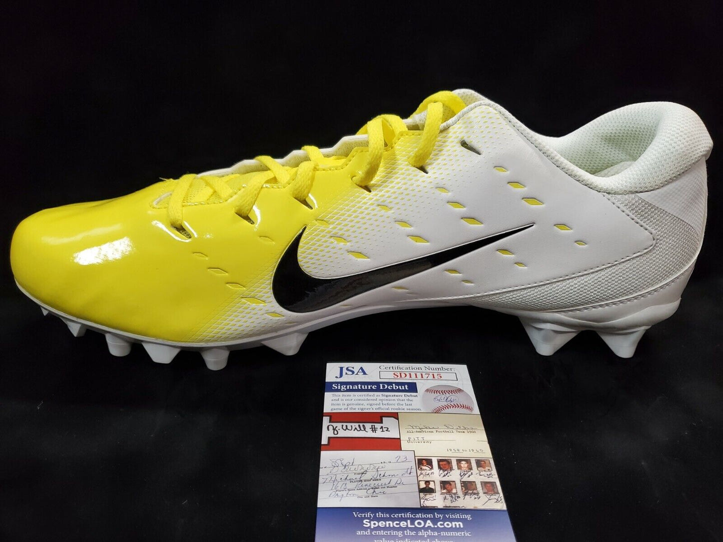 MVP Authentics Green Bay Packers Eric Stokes Autographed Signed Cleat Jsa Coa 135 sports jersey framing , jersey framing