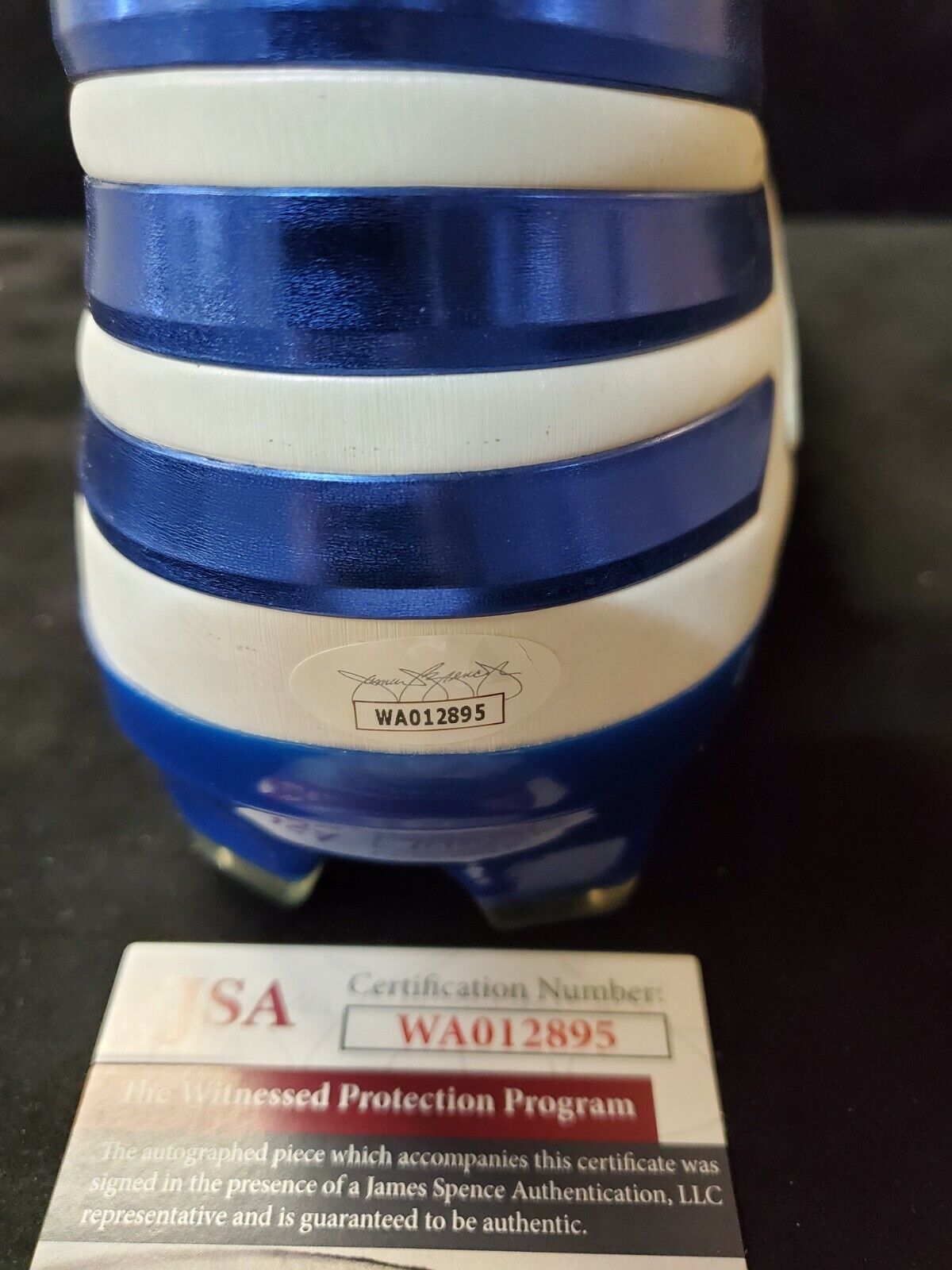 MVP Authentics Indianapolis Colts Nyheim Hines Autographed Signed Inscribed Cleat Jsa Coa 117 sports jersey framing , jersey framing