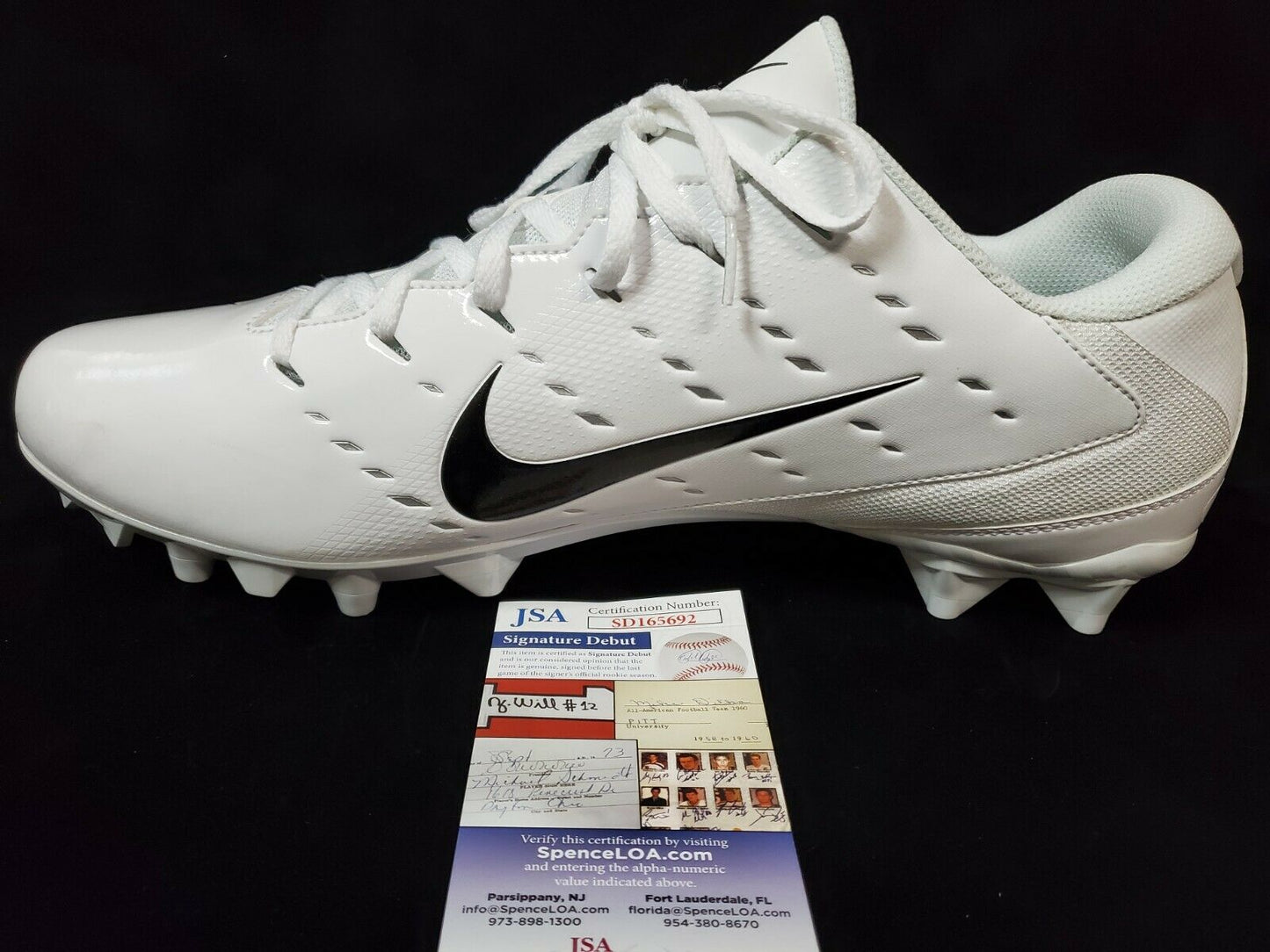 MVP Authentics PATRICK SURTAIN II AUTOGRAPHED SIGNED CLEAT JSA COA 143.10 sports jersey framing , jersey framing