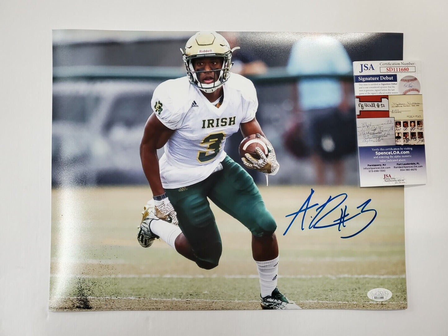 MVP Authentics Knoxville Catholic Hs Amari Rodgers Autographed Signed 11X14 Photo Jsa Coa 71.10 sports jersey framing , jersey framing