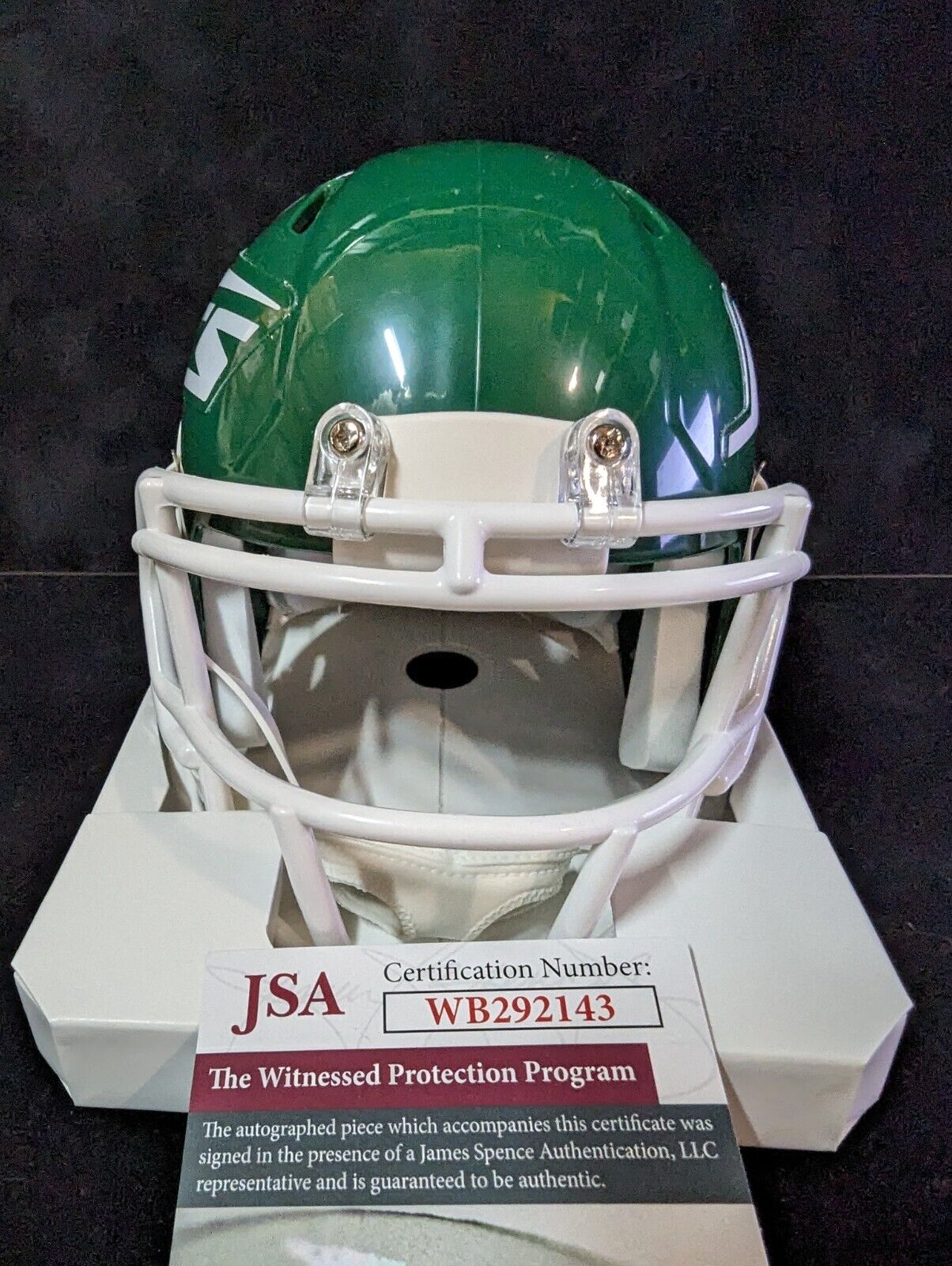 MVP Authentics New York Jets Joe Klecko Autographed Signed Inscribed Speed Mini Helmet Jsa Coa 98.10 sports jersey framing , jersey framing