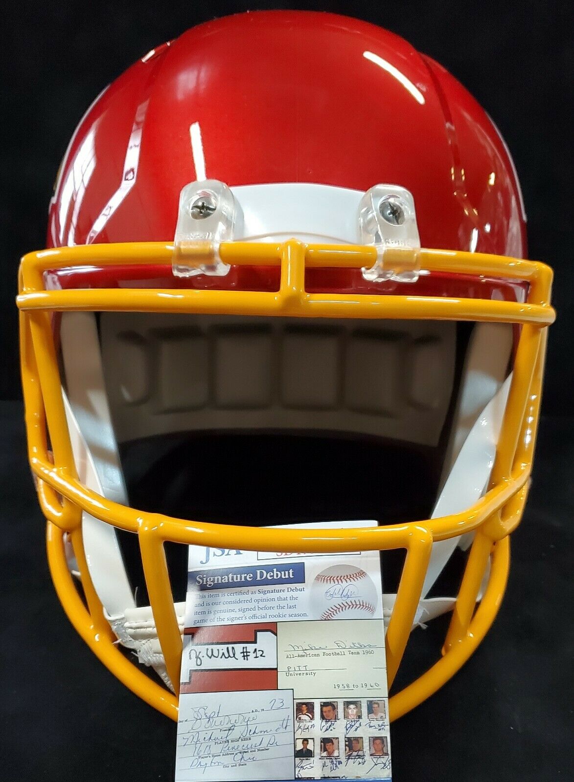 MVP Authentics Arizona Cardinals Rondale Moore Full Size Flash Replica Helmet Jsa Coa 315 sports jersey framing , jersey framing