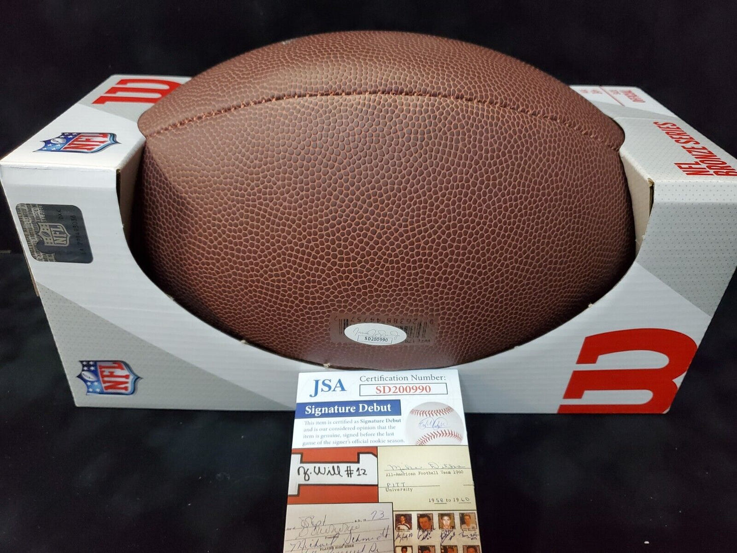 MVP Authentics Pitt Panthers Israel Izzy Abanikanda Autographed Signed Football Jsa Coa 112.50 sports jersey framing , jersey framing