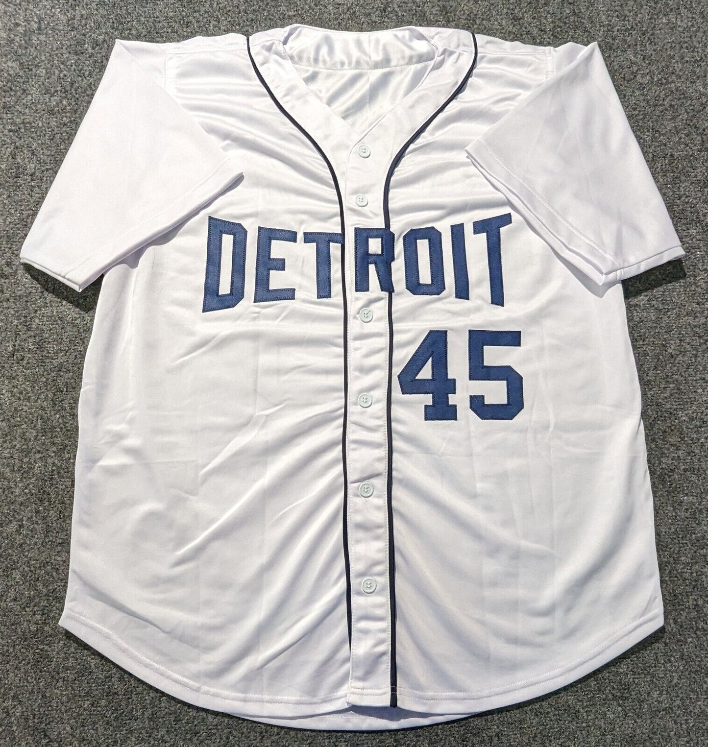 MVP Authentics Detroit Tigers Cecil Fielder Autographed Signed Jersey Beckett Holo 108 sports jersey framing , jersey framing
