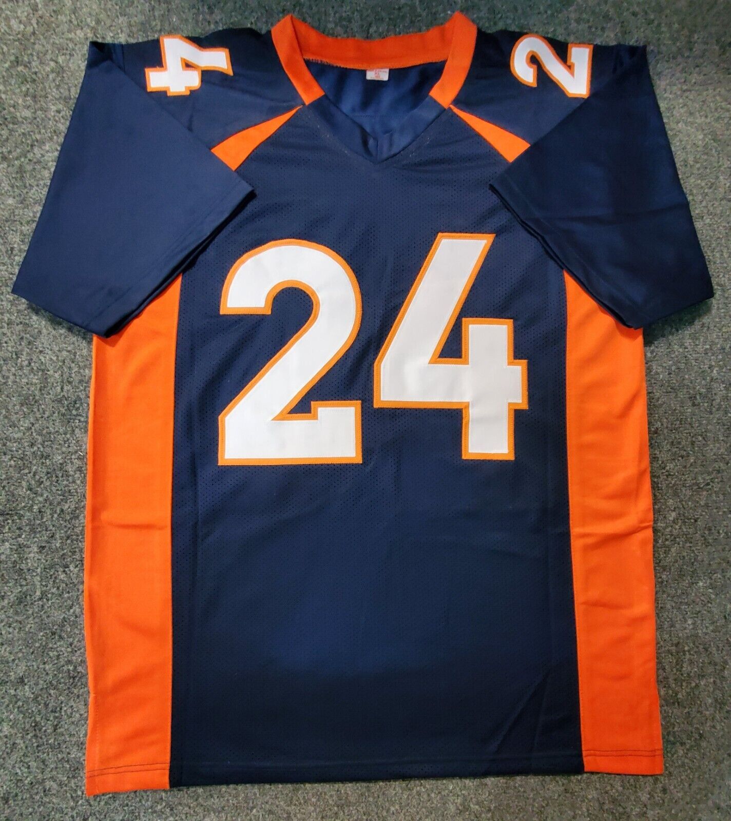 MVP Authentics Denver Broncos Champ Bailey Autographed Signed Jersey Beckett Holo 171 sports jersey framing , jersey framing