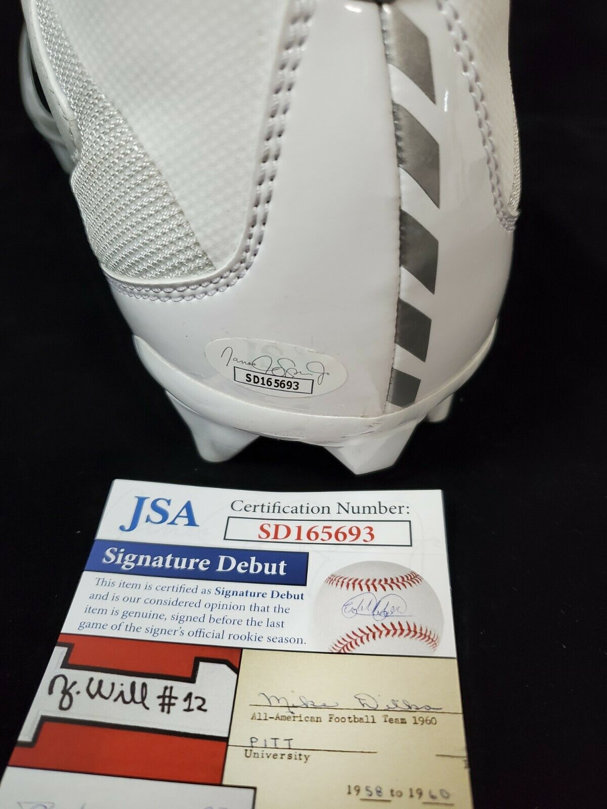 MVP Authentics Patrick Surtain Ii Autographed Signed Cleat Jsa Coa 143.10 sports jersey framing , jersey framing