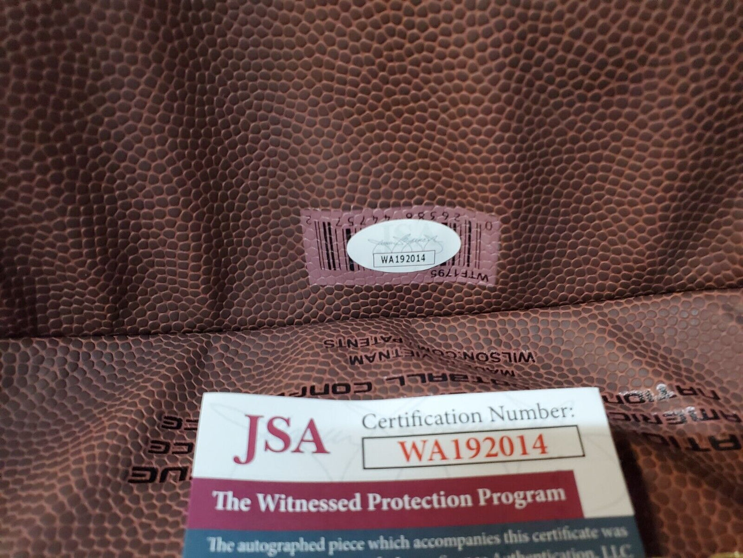 MVP Authentics Pittsburgh Steelers Tommy Maddox Autographed Signed Football Jsa Coa 90 sports jersey framing , jersey framing