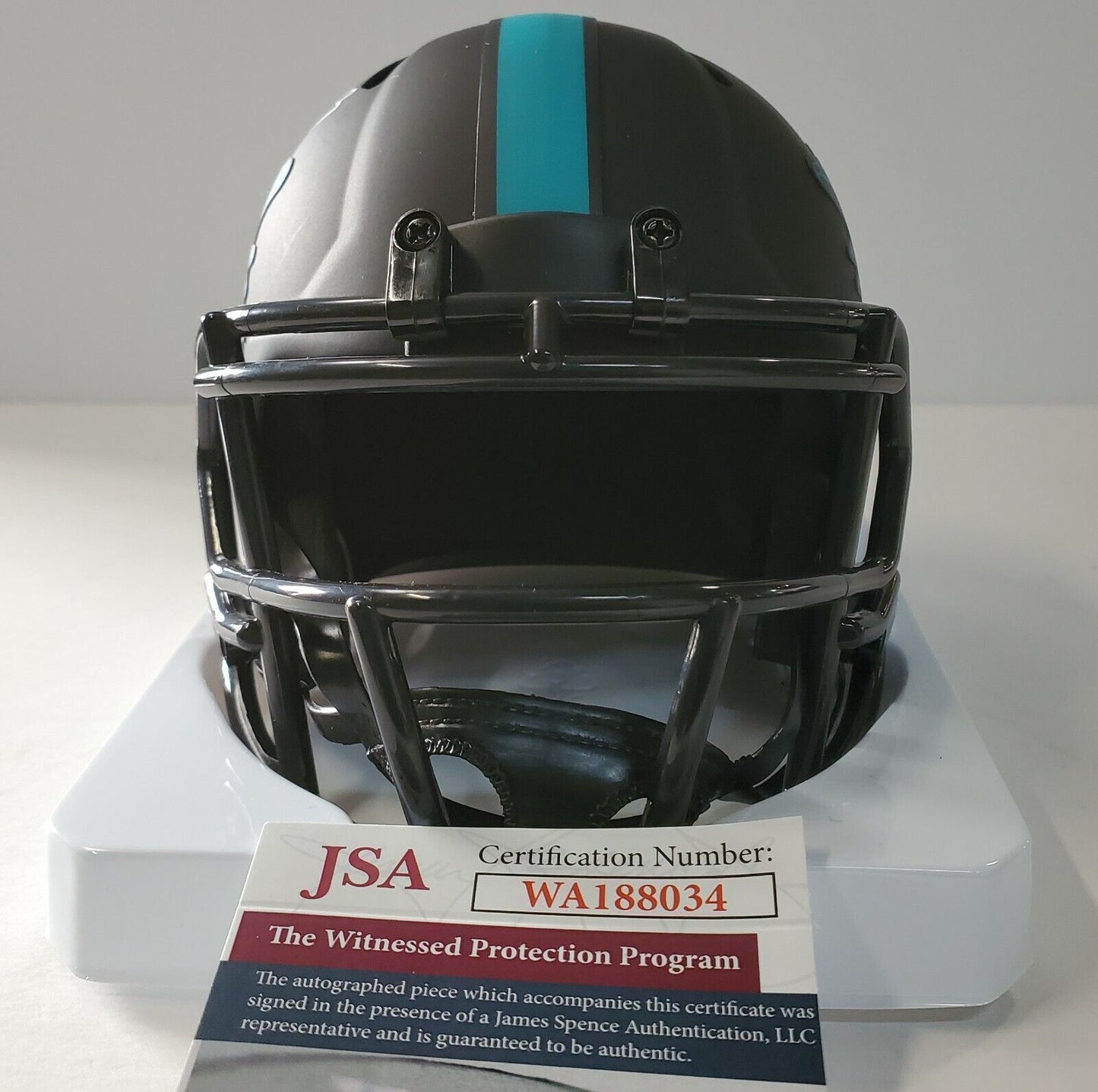 MVP Authentics Patrick Surtain Autographed Signed Miami Dolphins Eclipse Mini Helmet Jsa Coa 99 sports jersey framing , jersey framing