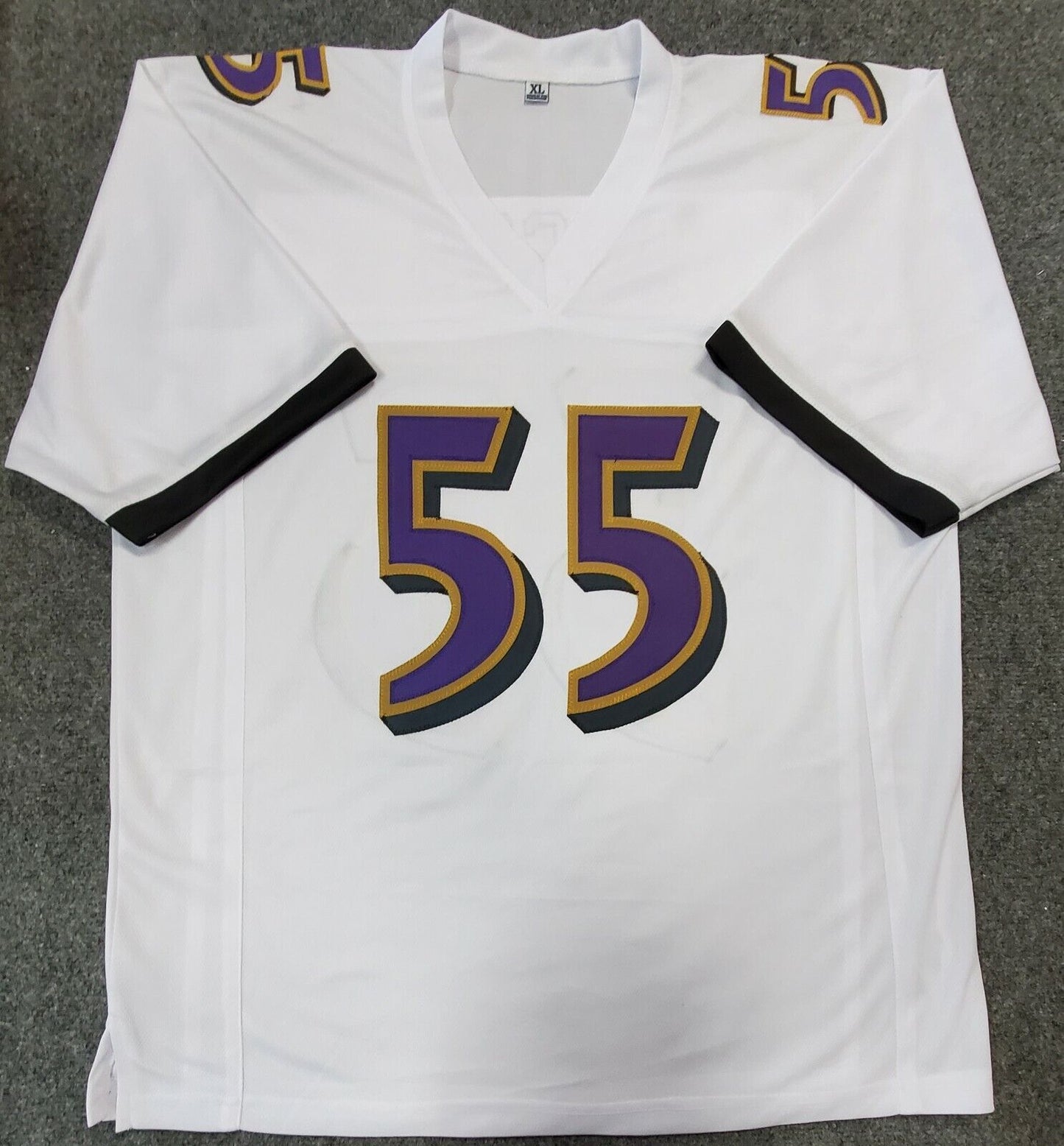 MVP Authentics Baltimore Ravens Terrell Suggs Autographed Signed Jersey Jsa Coa 152.10 sports jersey framing , jersey framing
