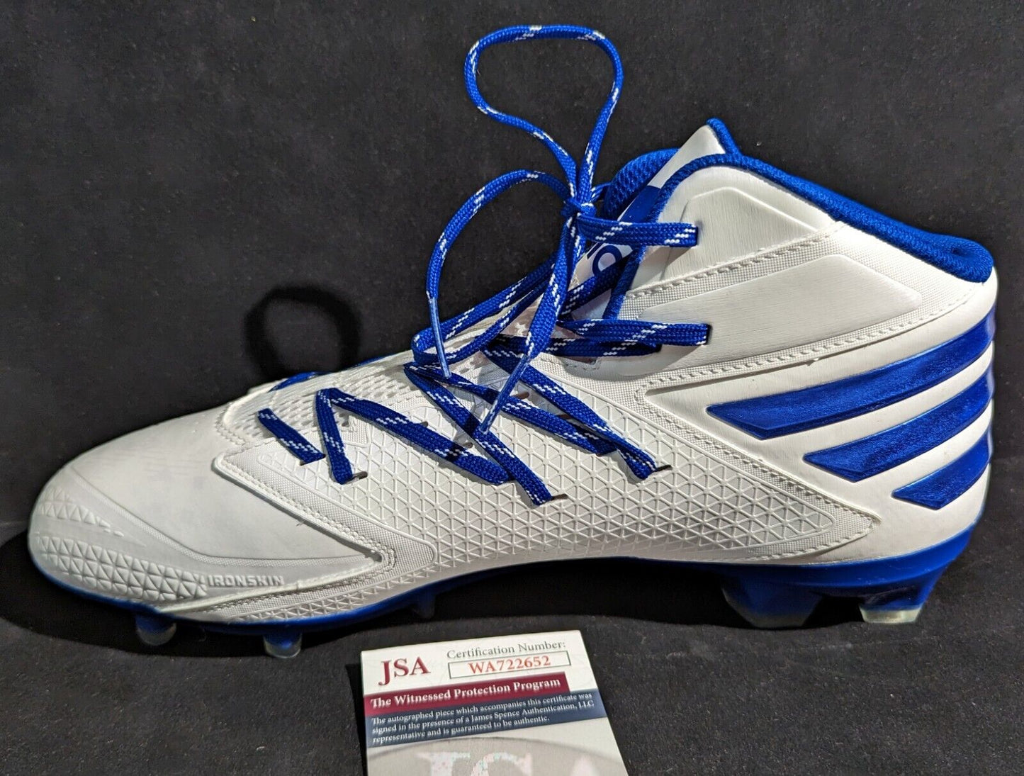 MVP Authentics Buffalo Bills Greg Rousseau Autographed Signed Cleat Jsa Coa 134.10 sports jersey framing , jersey framing