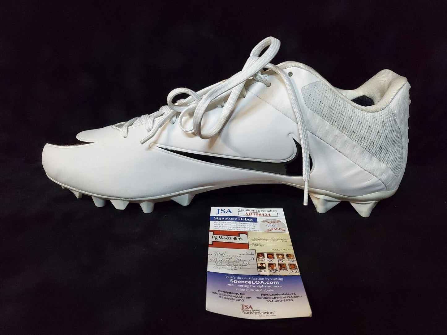 MVP Authentics Tennessee Volunteers Hendon Hooker Autographed Signed Cleat Jsa Coa 175.50 sports jersey framing , jersey framing