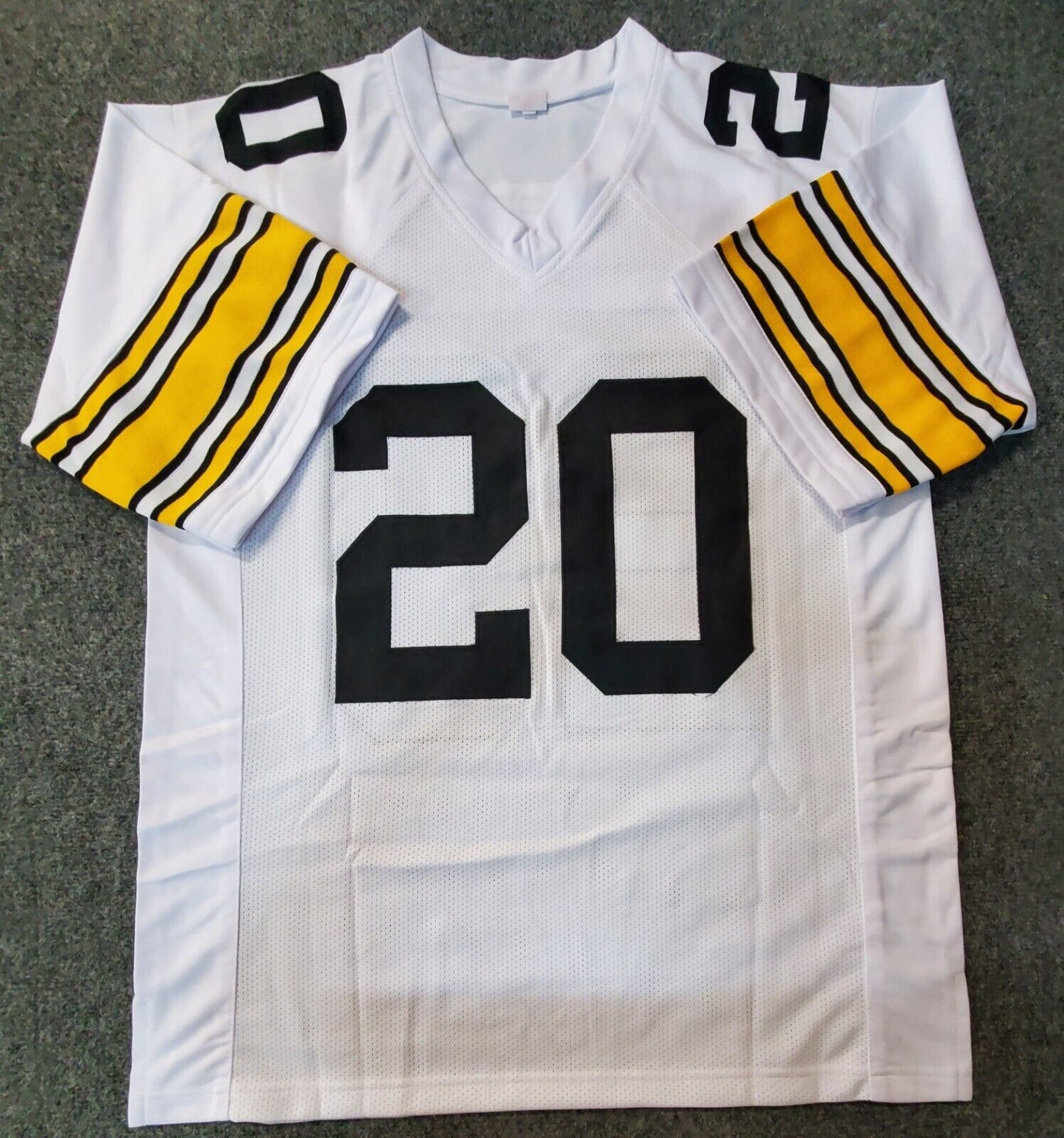 MVP Authentics Pittsburgh Steelers Rocky Bleier Autographed Signed Incscribed Jersey Jsa Coa 117 sports jersey framing , jersey framing