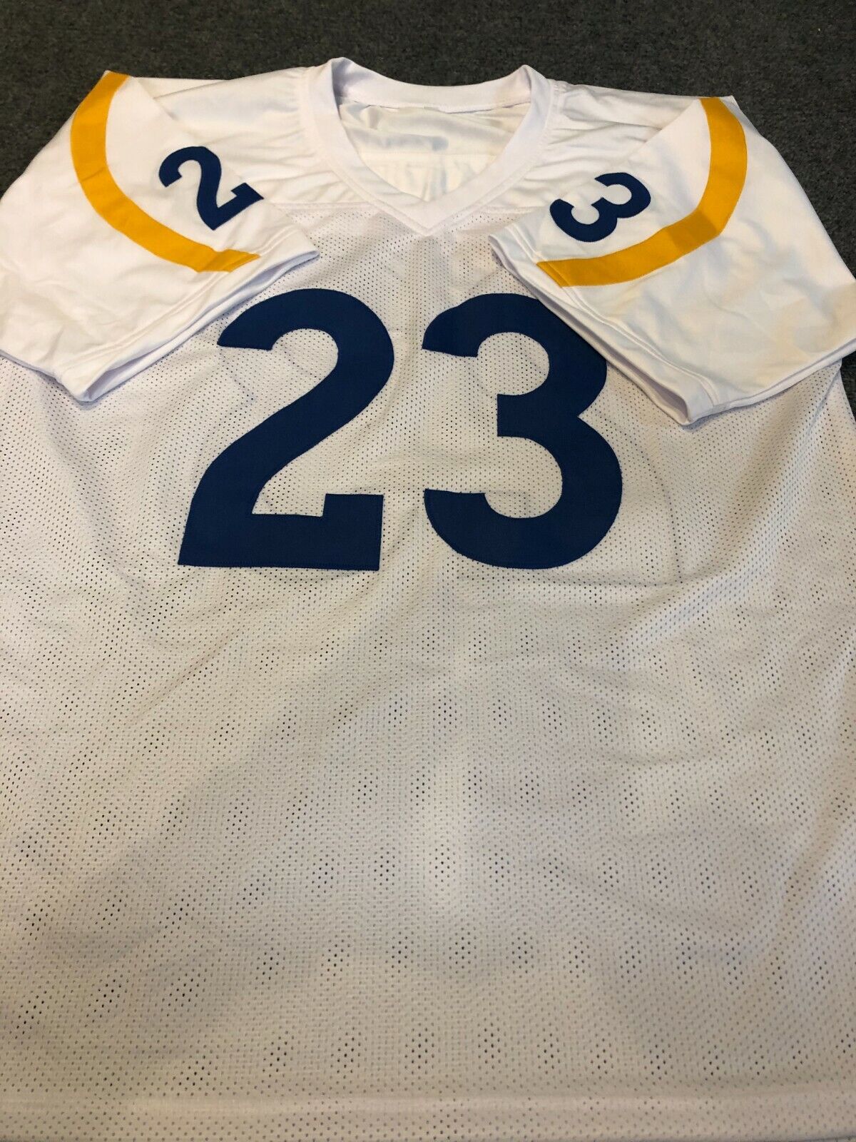 MVP Authentics Los Angeles Rams Cam Akers Autographed Signed Jersey Beckett Coa 152.10 sports jersey framing , jersey framing