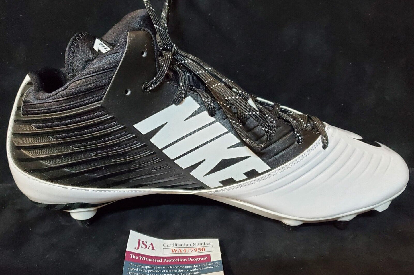 MVP Authentics Daunte Culpepper Autographed Signed Cleat Jsa Coa 135 sports jersey framing , jersey framing