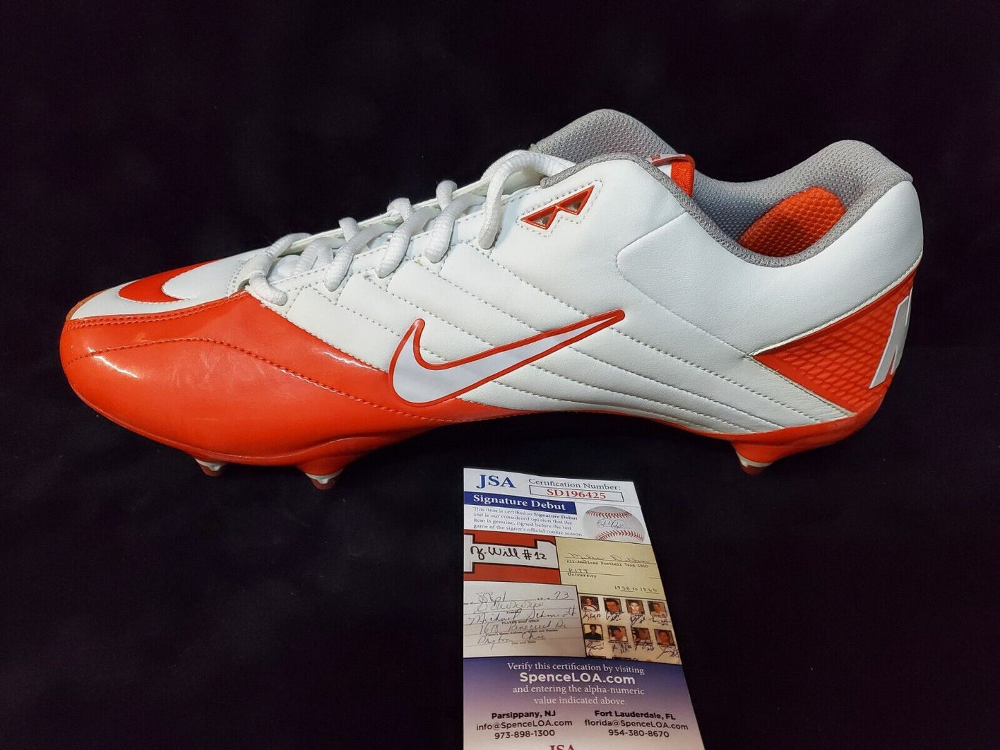 MVP Authentics Tennessee Volunteers Hendon Hooker Autographed Signed Cleat Jsa Coa 175.50 sports jersey framing , jersey framing