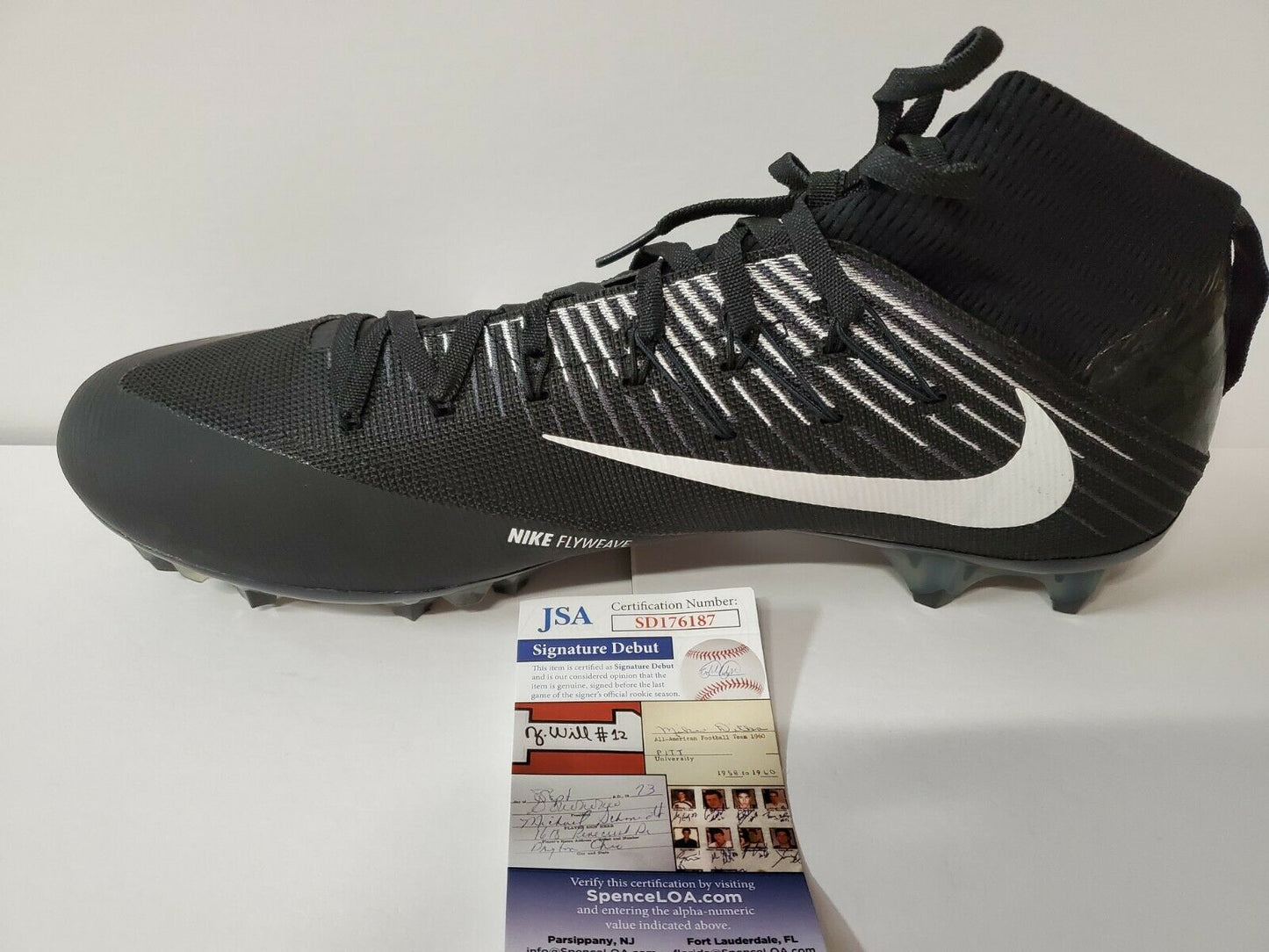 MVP Authentics Tyson Campbell Autographed Signed Cleat Jsa Coa 121.50 sports jersey framing , jersey framing