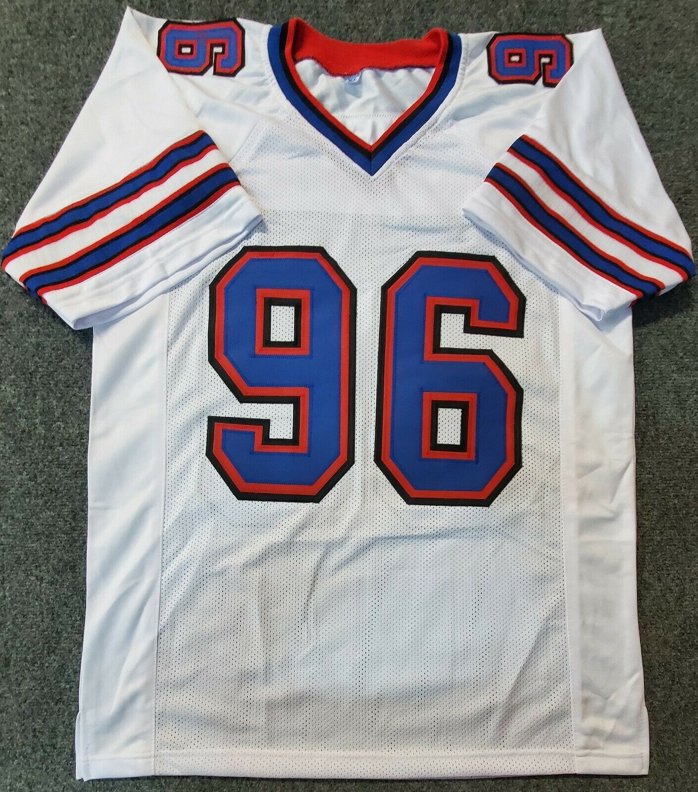 MVP Authentics Buffalo Bills Carlos "Boogie" Basham Jr Autographed Signed Jersey Jsa Coa 126 sports jersey framing , jersey framing