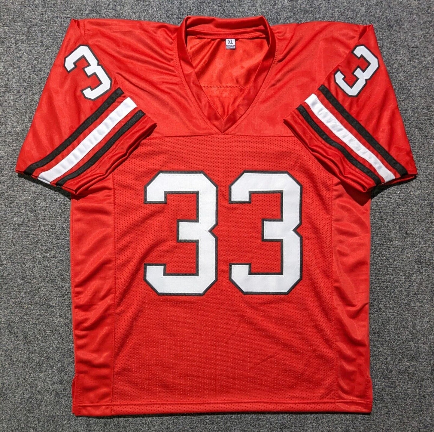 MVP Authentics Georgia Bulldogs Terrell Davis Autographed Signed Jersey Jsa Coa 180 sports jersey framing , jersey framing