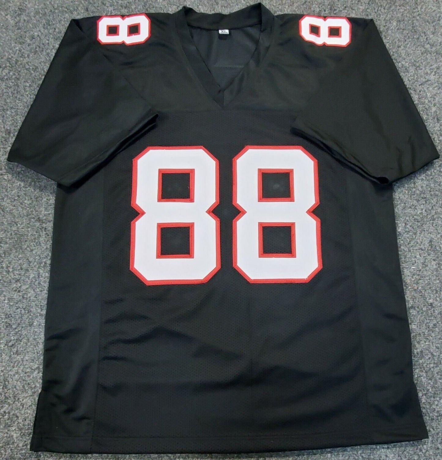 MVP Authentics Atlanta Falcons Frank Darby Autographed Signed Jersey Jsa Coa 98.10 sports jersey framing , jersey framing