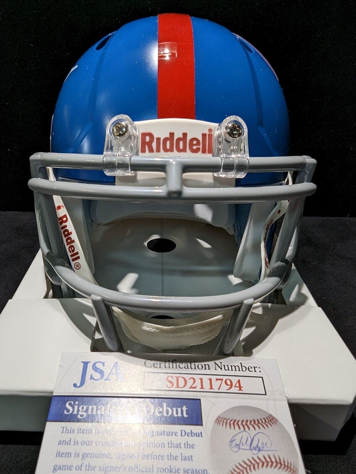 MVP Authentics Ole Miss Rebels Jonathan Mingo Signed Speed Mini Helmet Jsa Coa 117 sports jersey framing , jersey framing