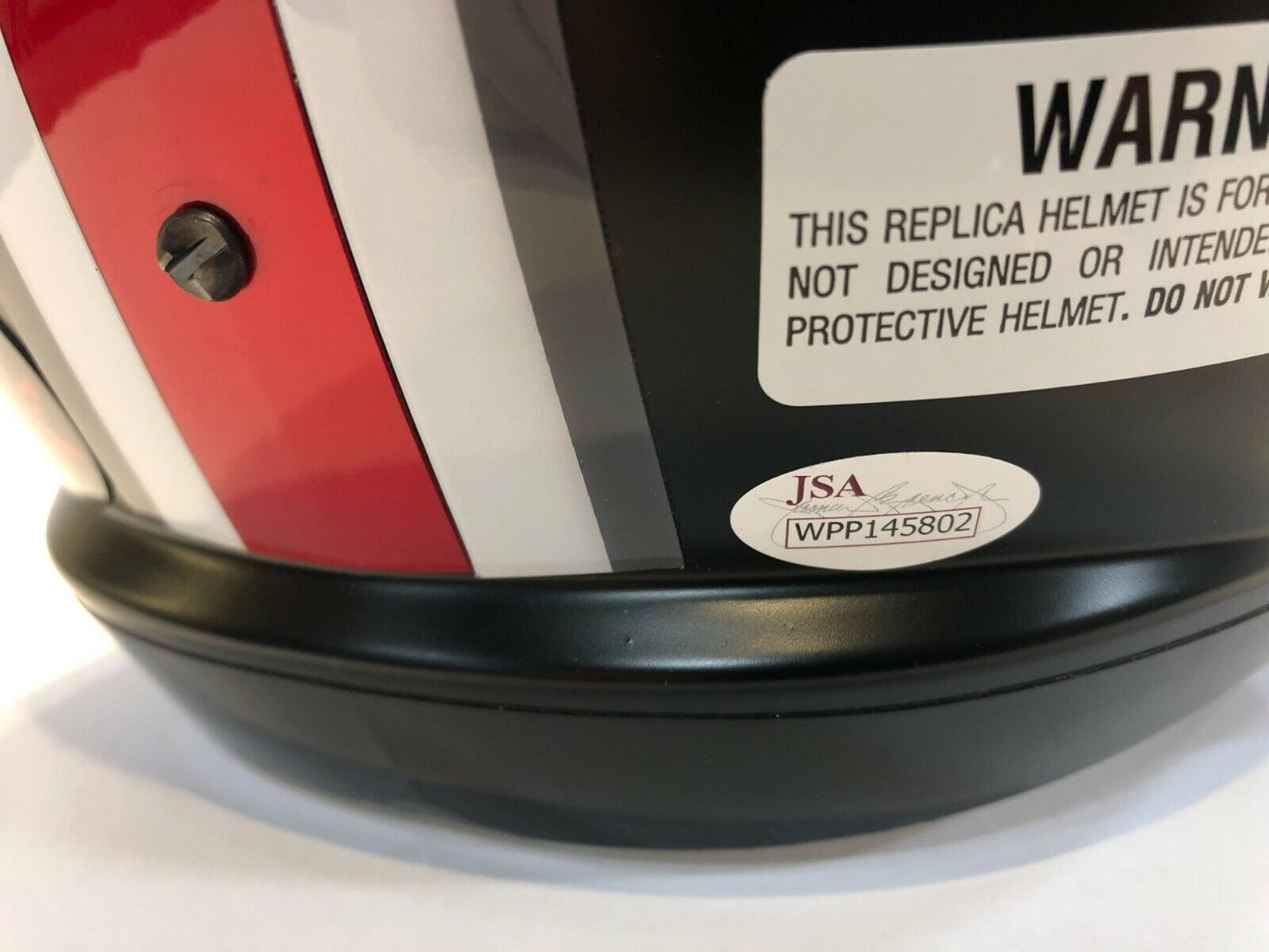 MVP Authentics Denzel Ward Autographed Signed Ohio State Buckeyes Full Size Helmet Jsa Coa 269.10 sports jersey framing , jersey framing