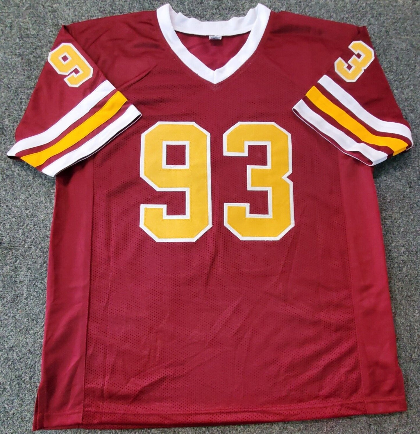 MVP Authentics Arizona State Sun Devils Jim Jeffcoat Autographed Signed Jersey Jsa Coa 99 sports jersey framing , jersey framing