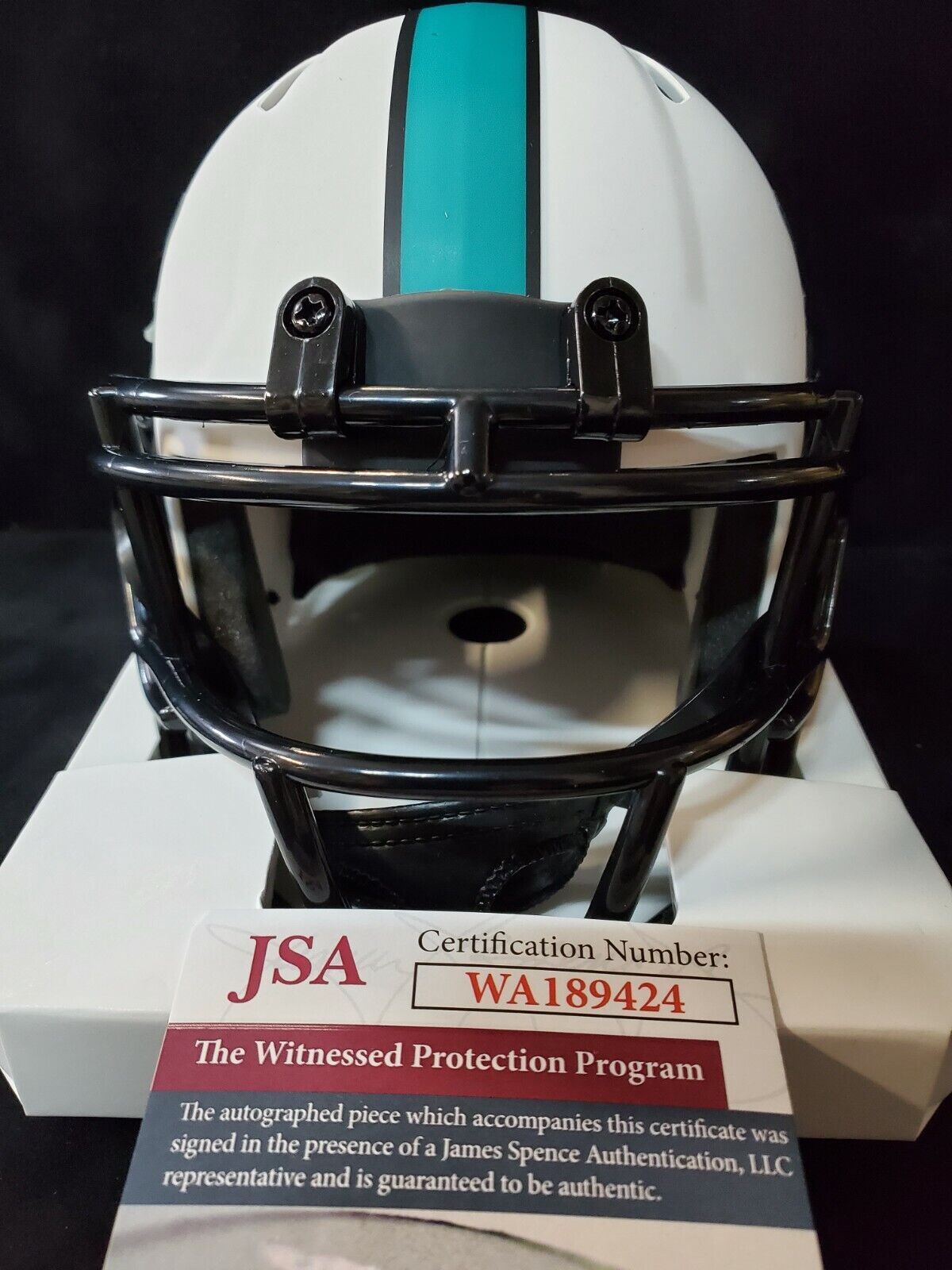 MVP Authentics Oj Mcduffie Autographed Signed Miami Dolphins Speed Lunar Mini Helmet Jsa Coa 98.10 sports jersey framing , jersey framing