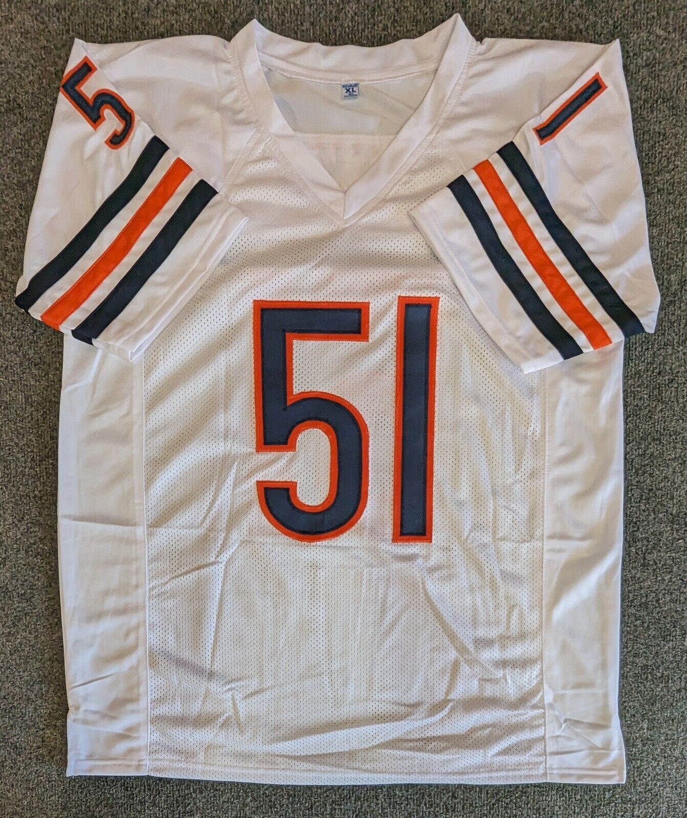 MVP Authentics Chicago Bears Dick Butkus Autographed Signed Jersey Beckett Holo 144 sports jersey framing , jersey framing