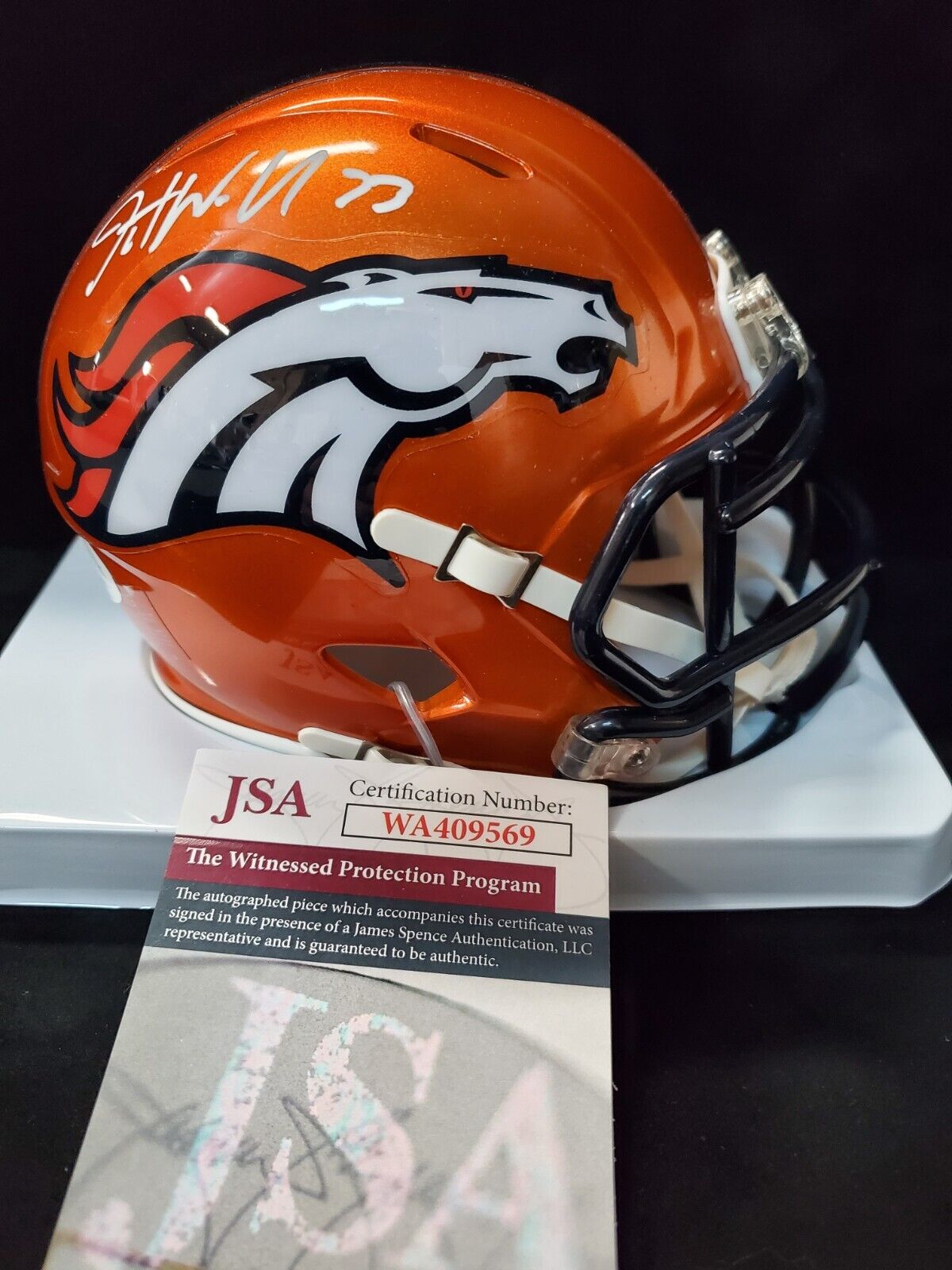 broncos football helmets Jersey Framing