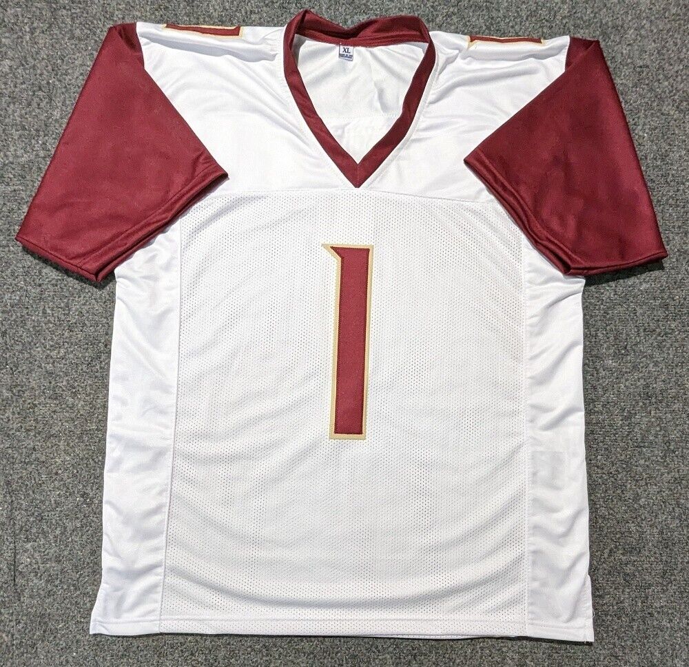 MVP Authentics Florida State Seminoles Winston Wright Jr Autographed Signed Jersey Jsa Coa 108 sports jersey framing , jersey framing