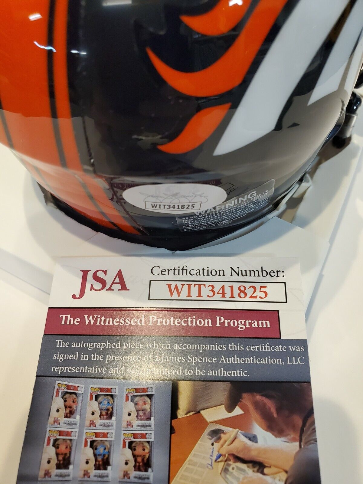 MVP Authentics Kj Hamler Autographed Signed Denver Broncos Speed Mini Helmet Jsa Coa 107.10 sports jersey framing , jersey framing