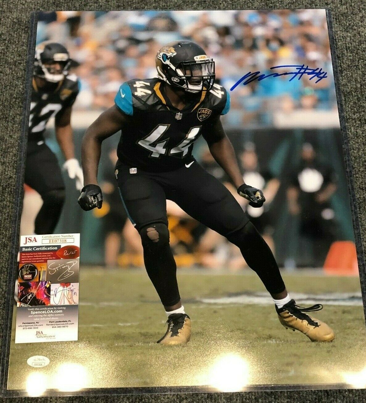 MVP Authentics Myles Jack Autographed Signed Jacksonville Jaguars 16X20 Photo Jsa Coa 89.99 sports jersey framing , jersey framing