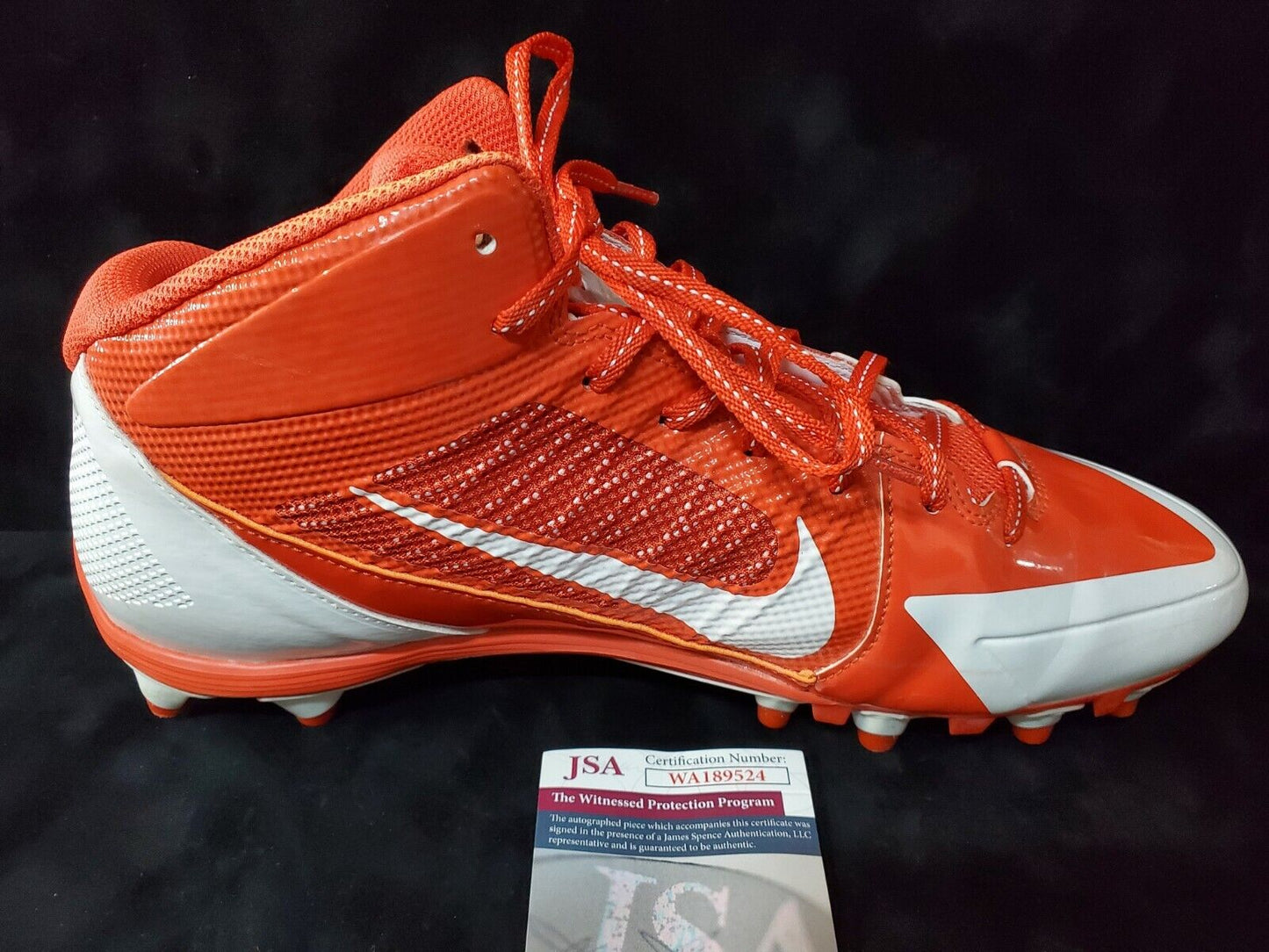 MVP Authentics Miami Dolphins Oj Mcduffie Autographed Signed Cleat Jsa Coa 125.10 sports jersey framing , jersey framing