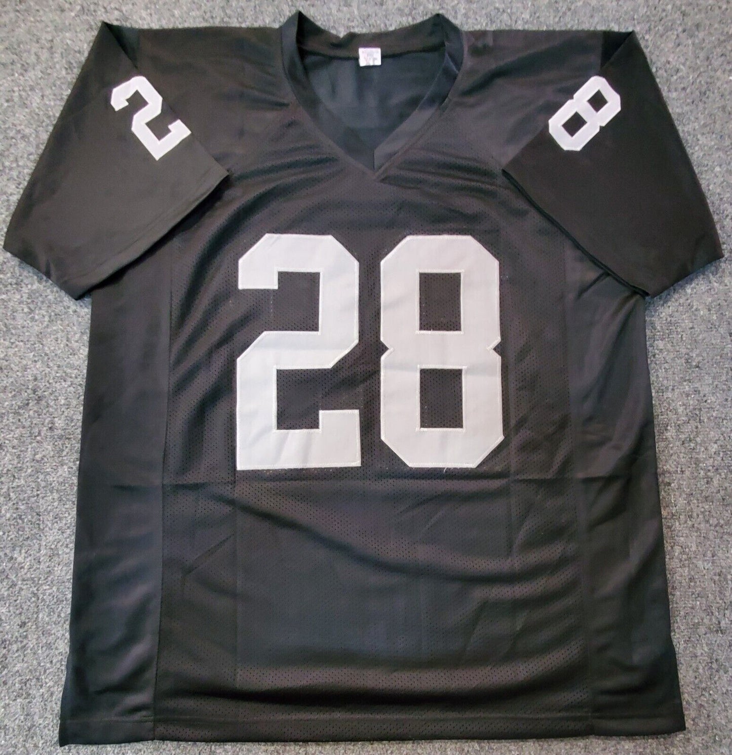 MVP Authentics Las Vegas Raiders Josh Jacobs Autographed Signed Jersey Jsa Coa 135 sports jersey framing , jersey framing