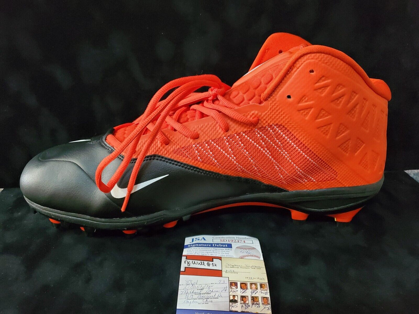 MVP Authentics Greg Newsome Ii Autographed Signed Cleat Jsa Coa 117 sports jersey framing , jersey framing