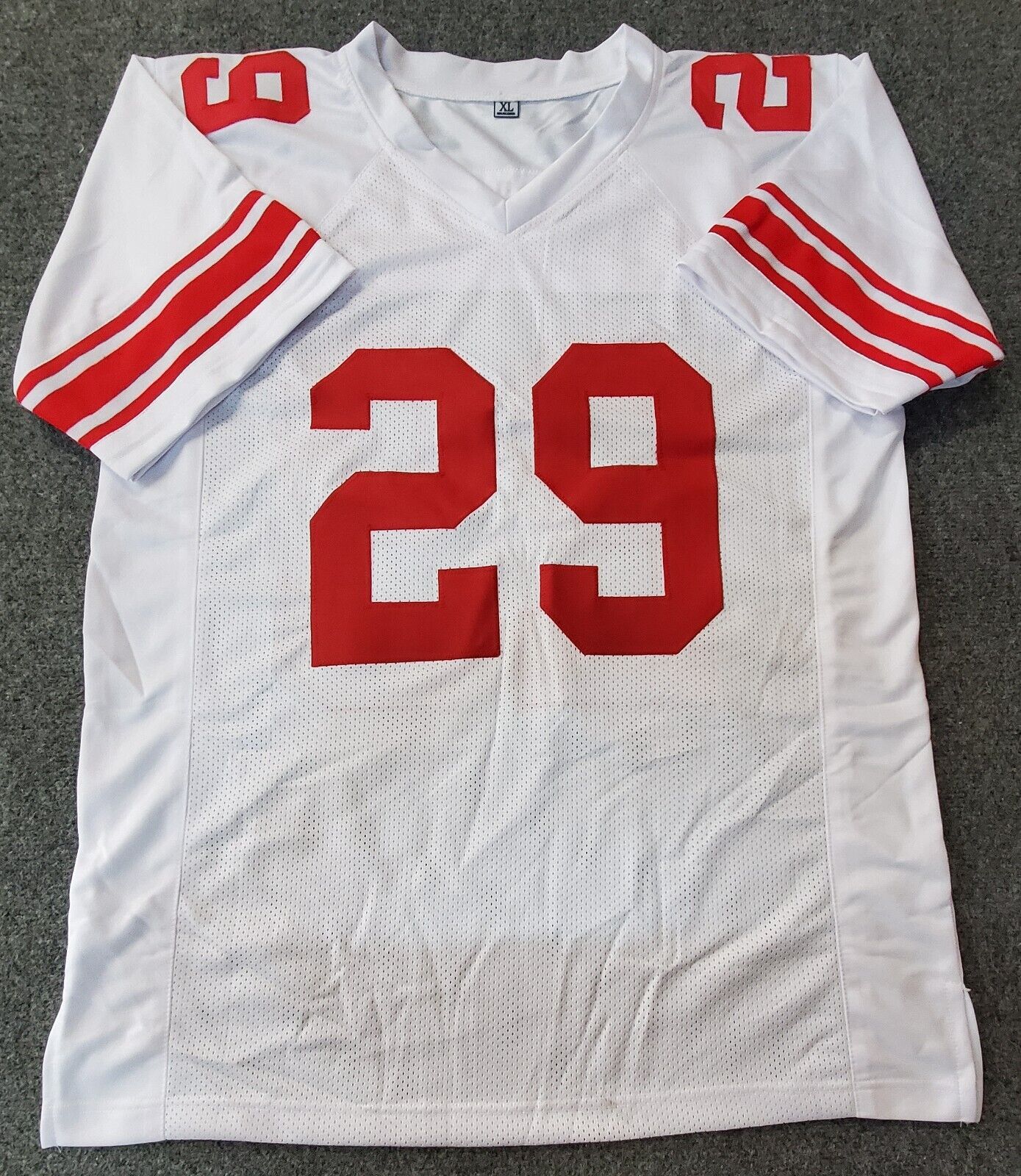 MVP Authentics New York Giants Sam Madison Autographed Signed Jersey Jsa Coa 94.50 sports jersey framing , jersey framing