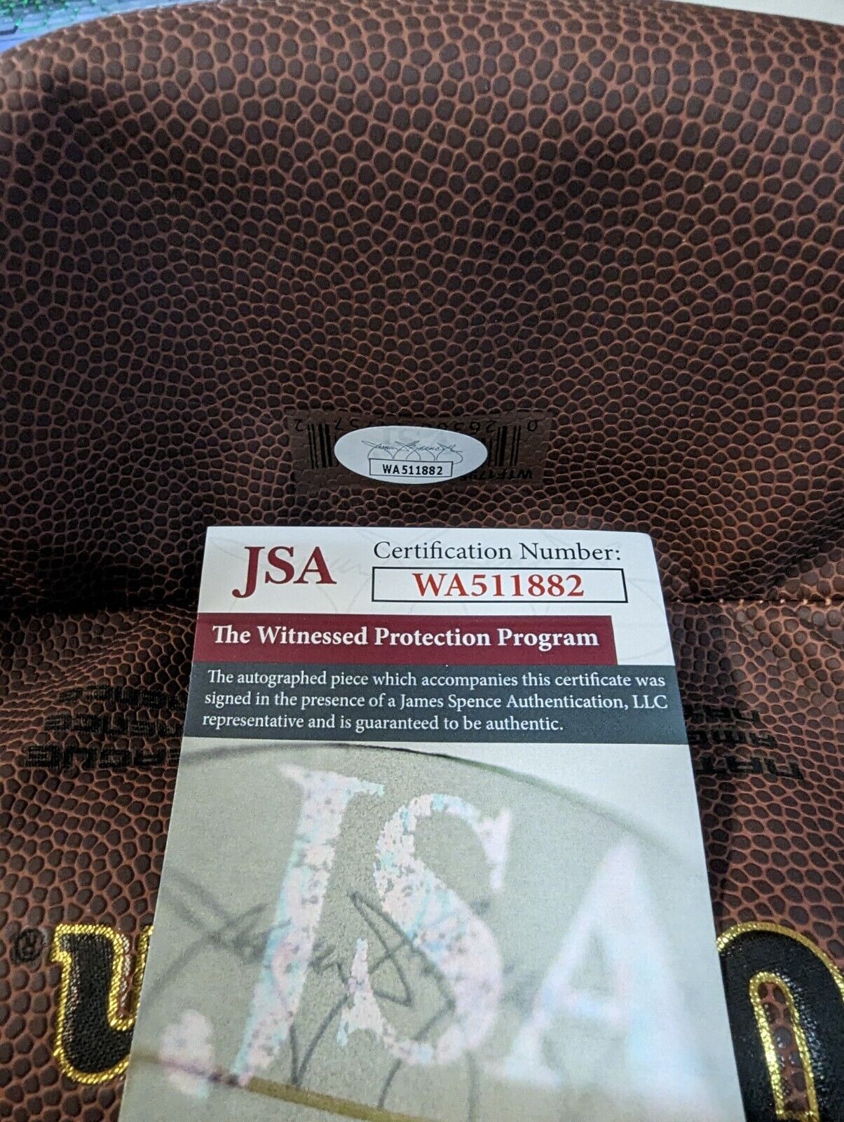MVP Authentics Miami Dolphins Brock Marion Autographed Signed Nfl Football Jsa Coa 117 sports jersey framing , jersey framing