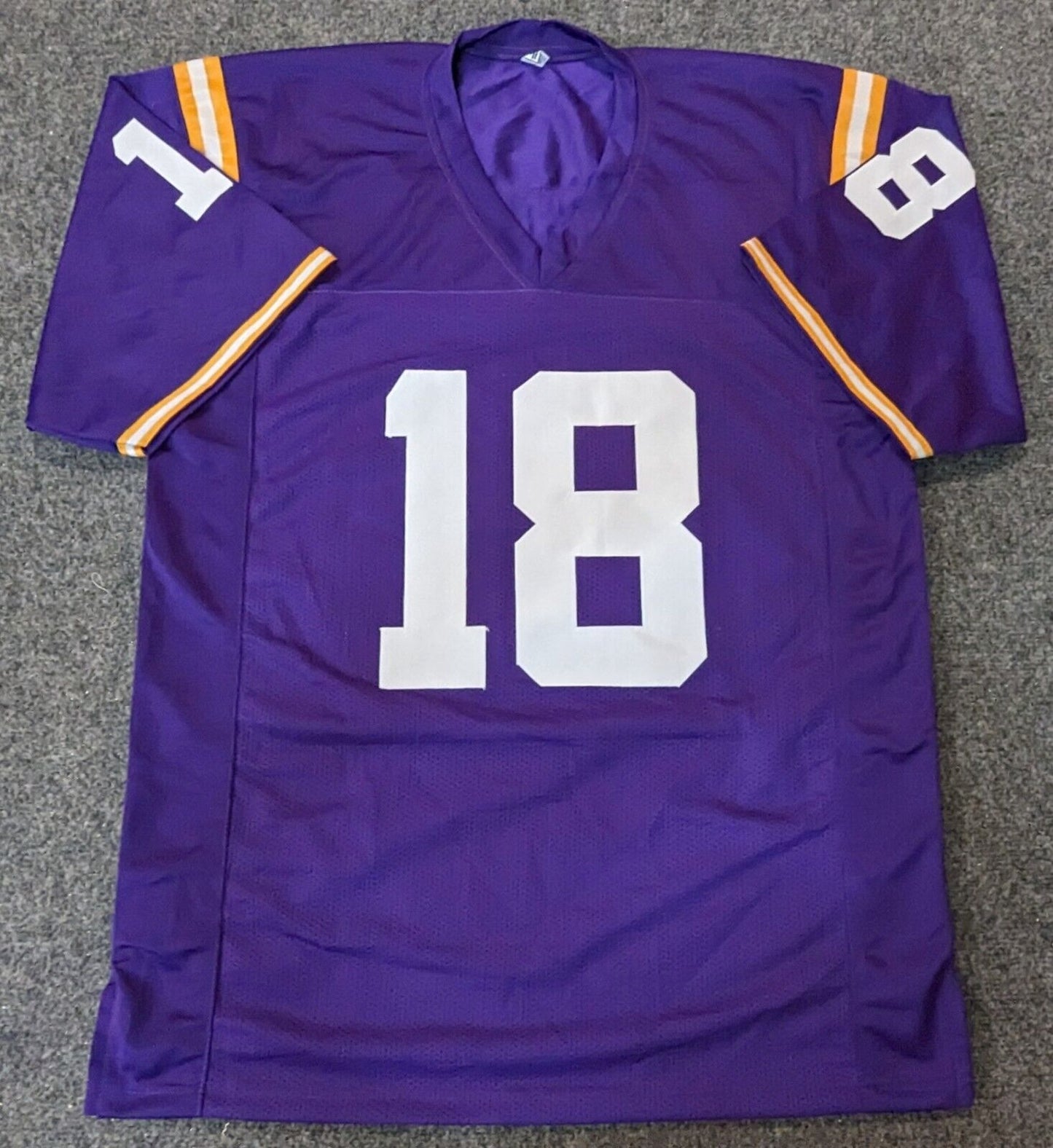 MVP Authentics Lsu Tigers Bj Ojulari Autographed Signed Jersey Jsa Coa 108 sports jersey framing , jersey framing