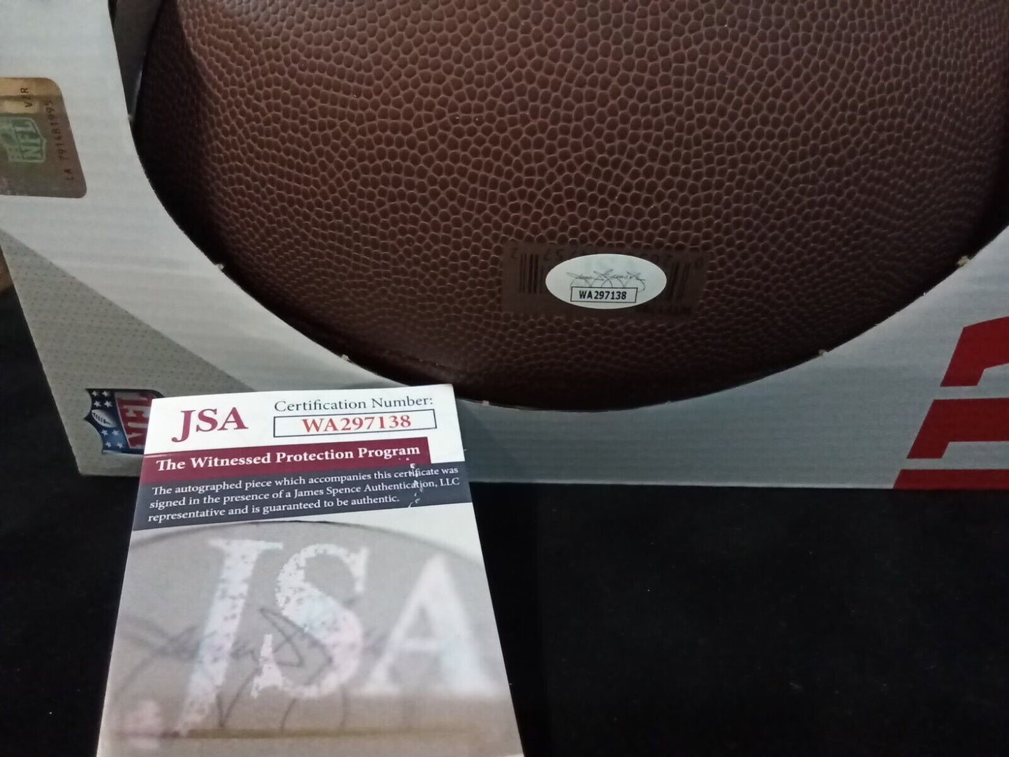 MVP Authentics Green Bay Packers Randall Cobb Autographed Signed Football Jsa Coa 126 sports jersey framing , jersey framing