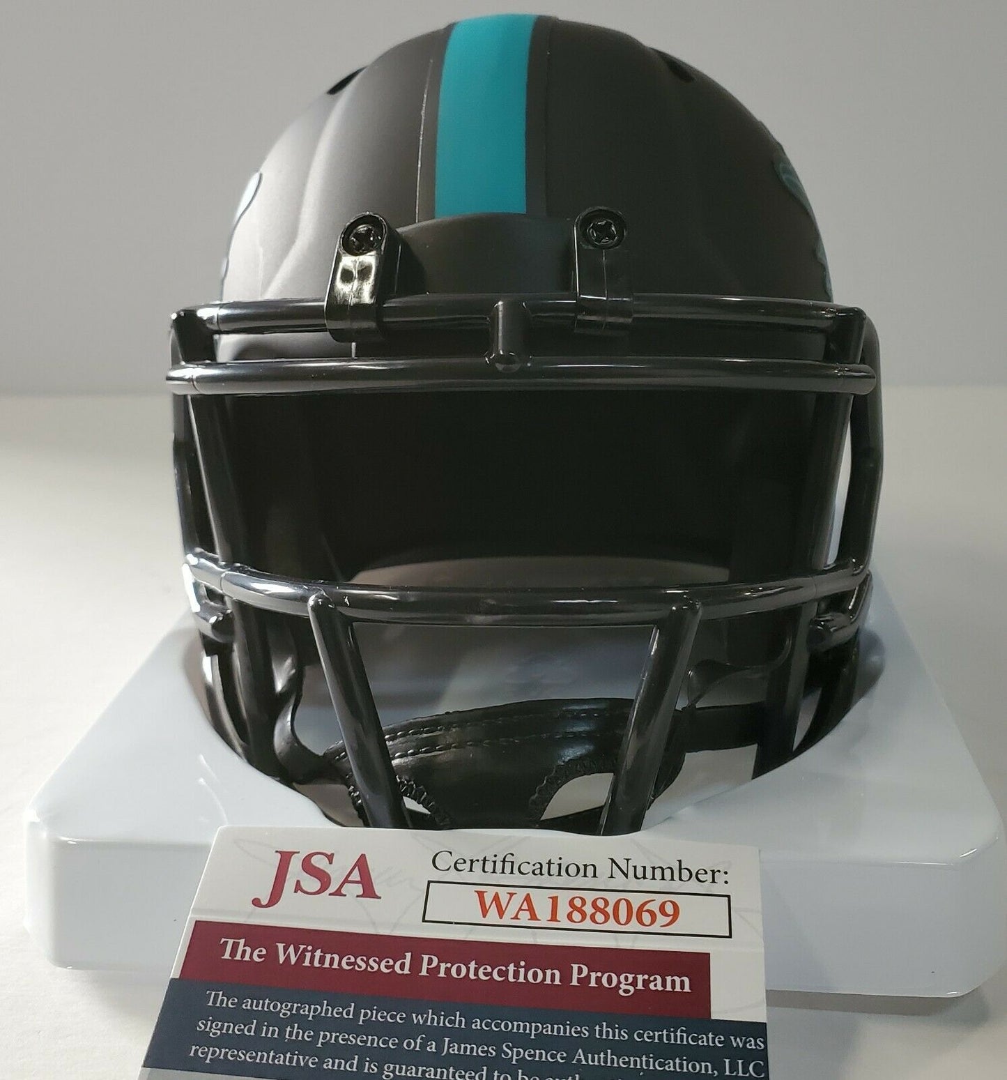 MVP Authentics Patrick Surtain Autographed Signed Miami Dolphins Eclipse Mini Helmet Jsa Coa 99 sports jersey framing , jersey framing