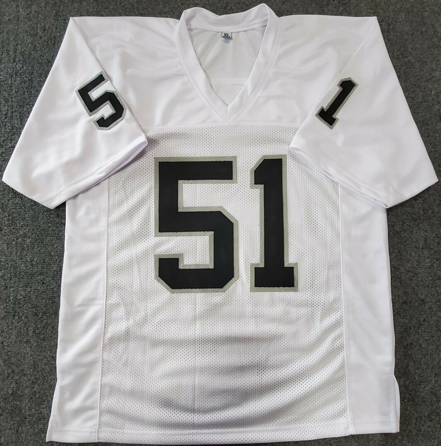 MVP Authentics Las Vegas Raiders Malcolm Koonce Autographed Jersey Jsa Coa 94.50 sports jersey framing , jersey framing