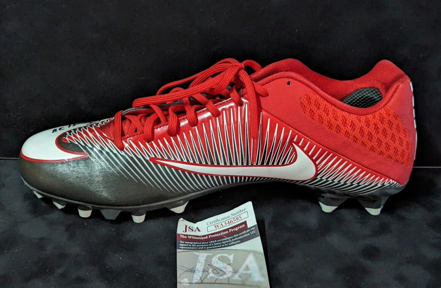 MVP Authentics Kansas City Chiefs L'jarius Sneed Autographed Signed Cleat Jsa Coa 225 sports jersey framing , jersey framing