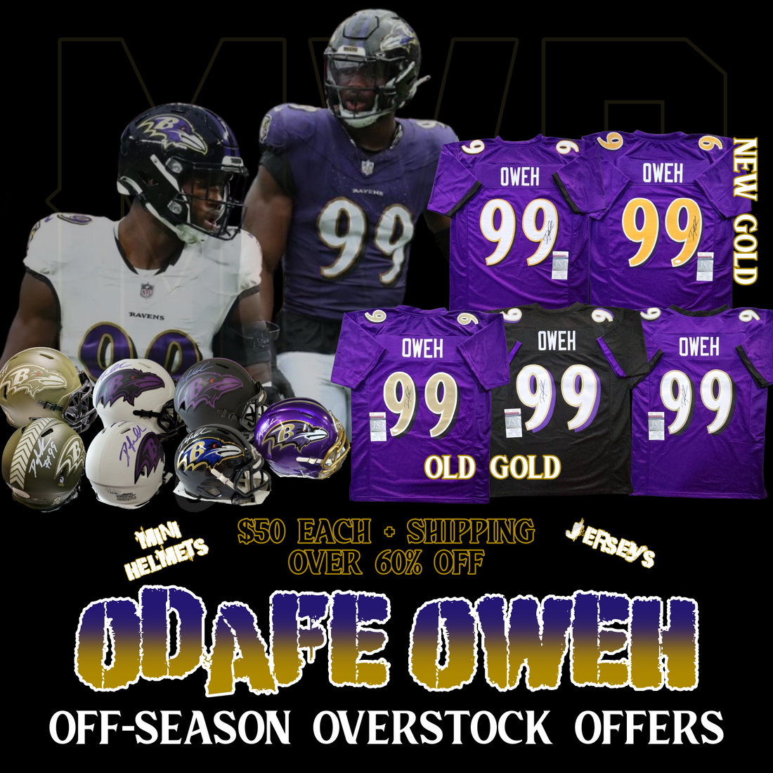 Odafe Oweh: Ravens Flock – Stack Your Collection with Overstock Savings!