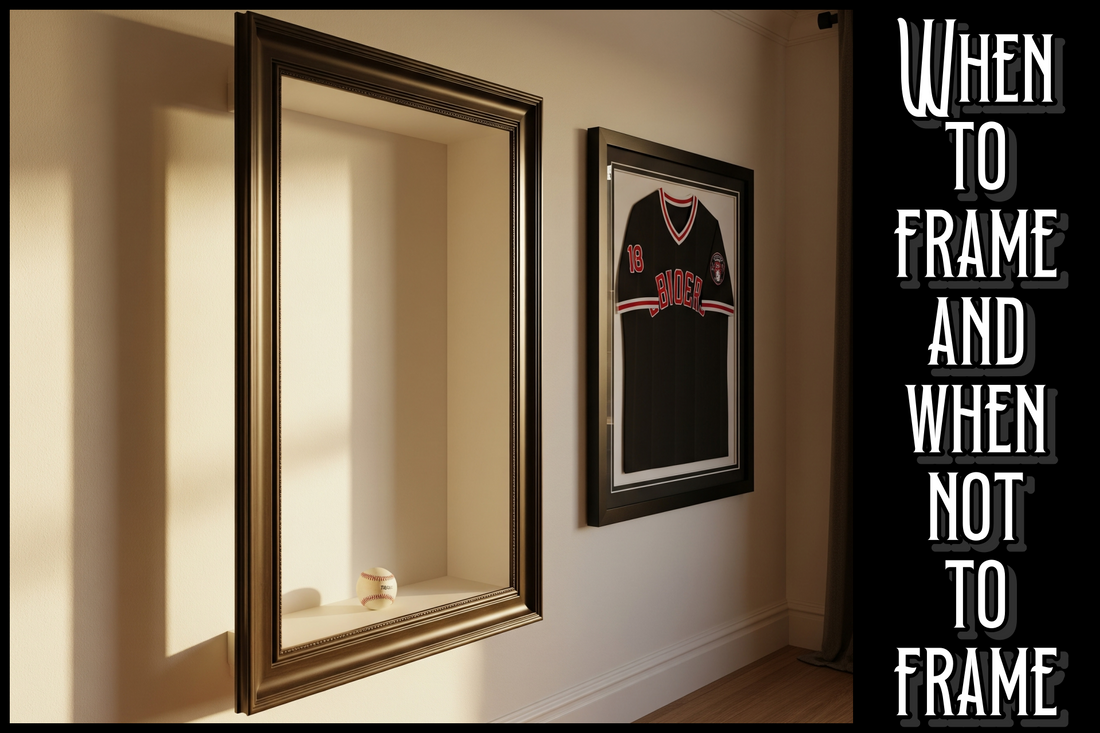 To Frame or Not to Frame? An Honest Look at What Belongs Behind Glass (and What Doesn't!)