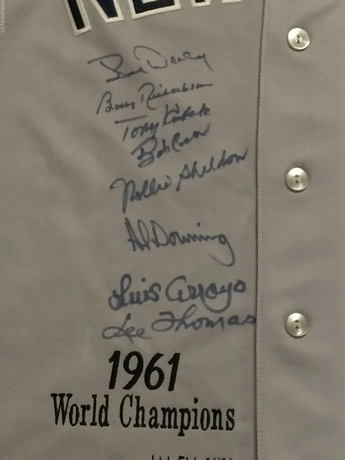 MVP Authentics 1961 Yankees Team Signed Autographed Ltd Edition 61/61 Majestic Jersey Jsa Loa 3145.50 sports jersey framing , jersey framing