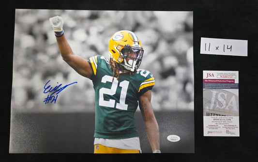 Green Bay Packers Eric Stokes Autographed 11X14 Photo Jsa Coa