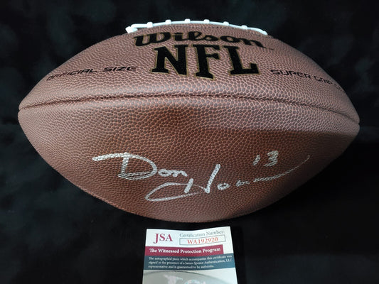 Don Horn Autographed Signed Football Jsa Coa